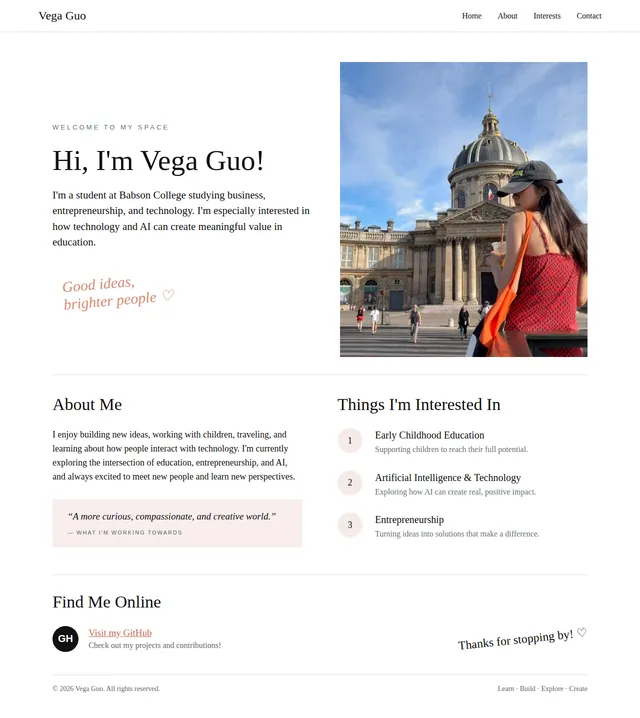 Vega's site
