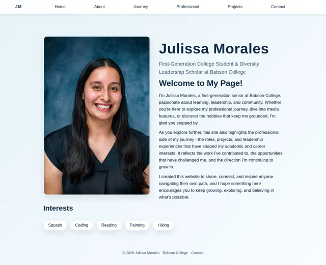 Julissa's website