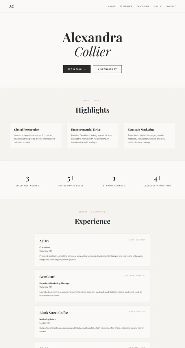 Lexie's website