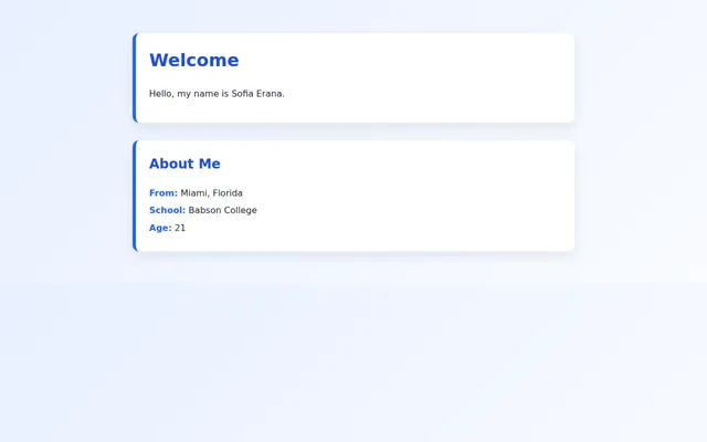 Sofia's website