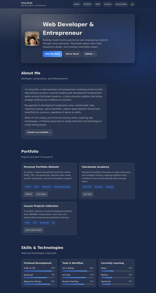 Viraj's website