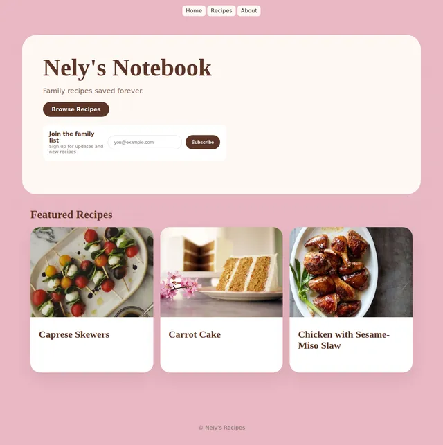 Natalie's site