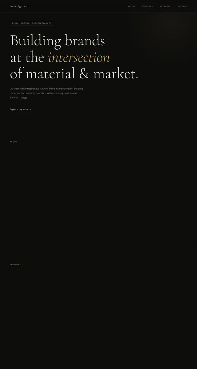Arav's site