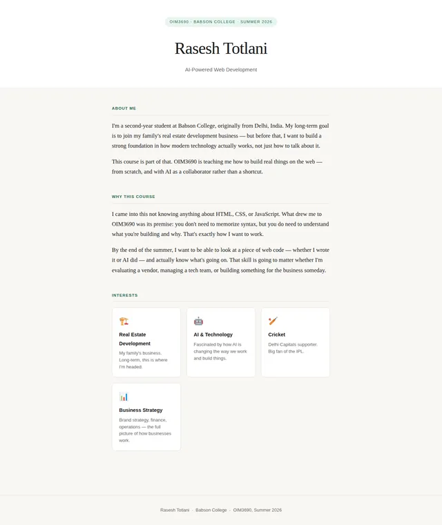 Rasesh's site
